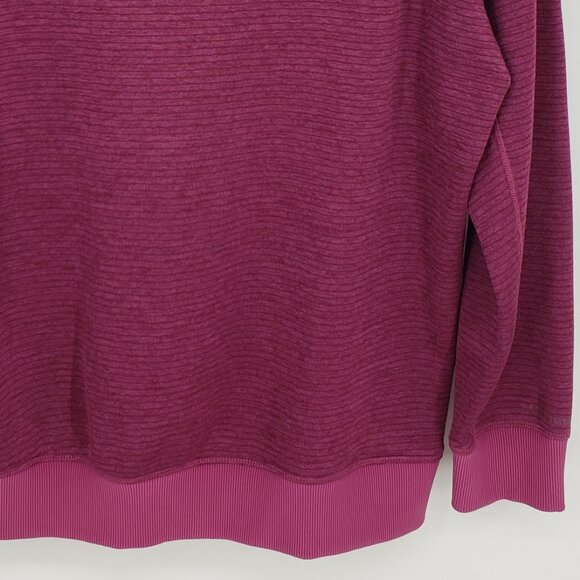 Under Armour Quarter Zip Pullover Sweatshirt XL‎ Mens Long Sleeve Loose Fit Red - Picture 8 of 9